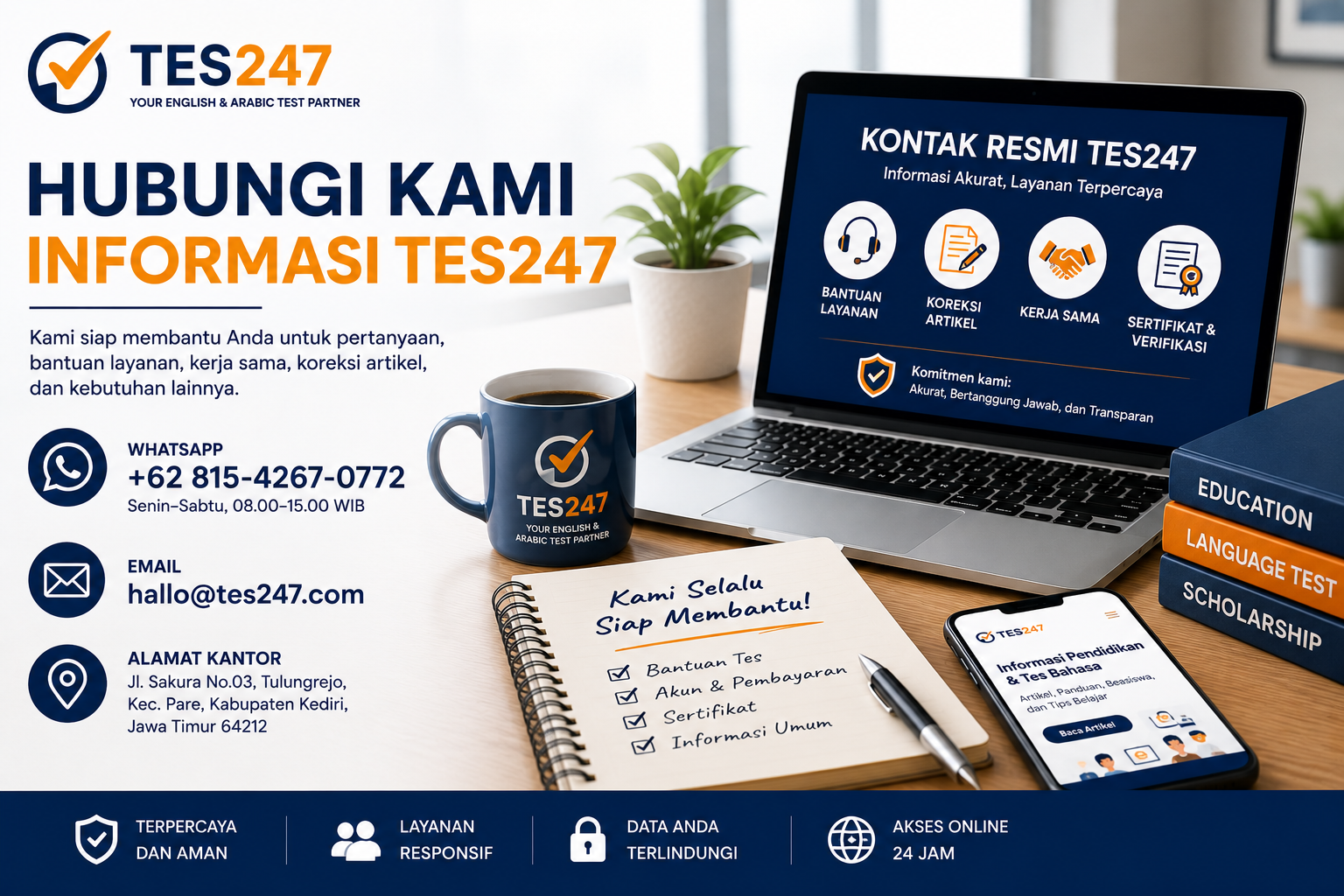 Kontak Informasi Tes247